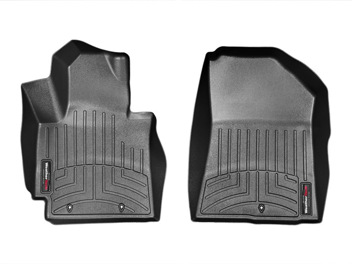 Weathertech 446011 FloorLiner Molded Floor Liners Black First Row