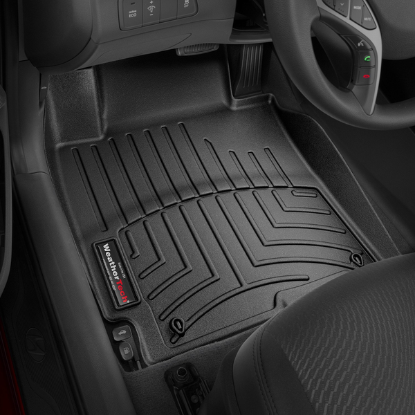 Weathertech 446861 FloorLiner Molded Floor Liners Black First Row