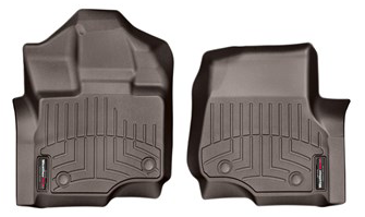 Weathertech 476971 FloorLiner Molded Floor Liners Cocoa First Row Ford F-150 17-22