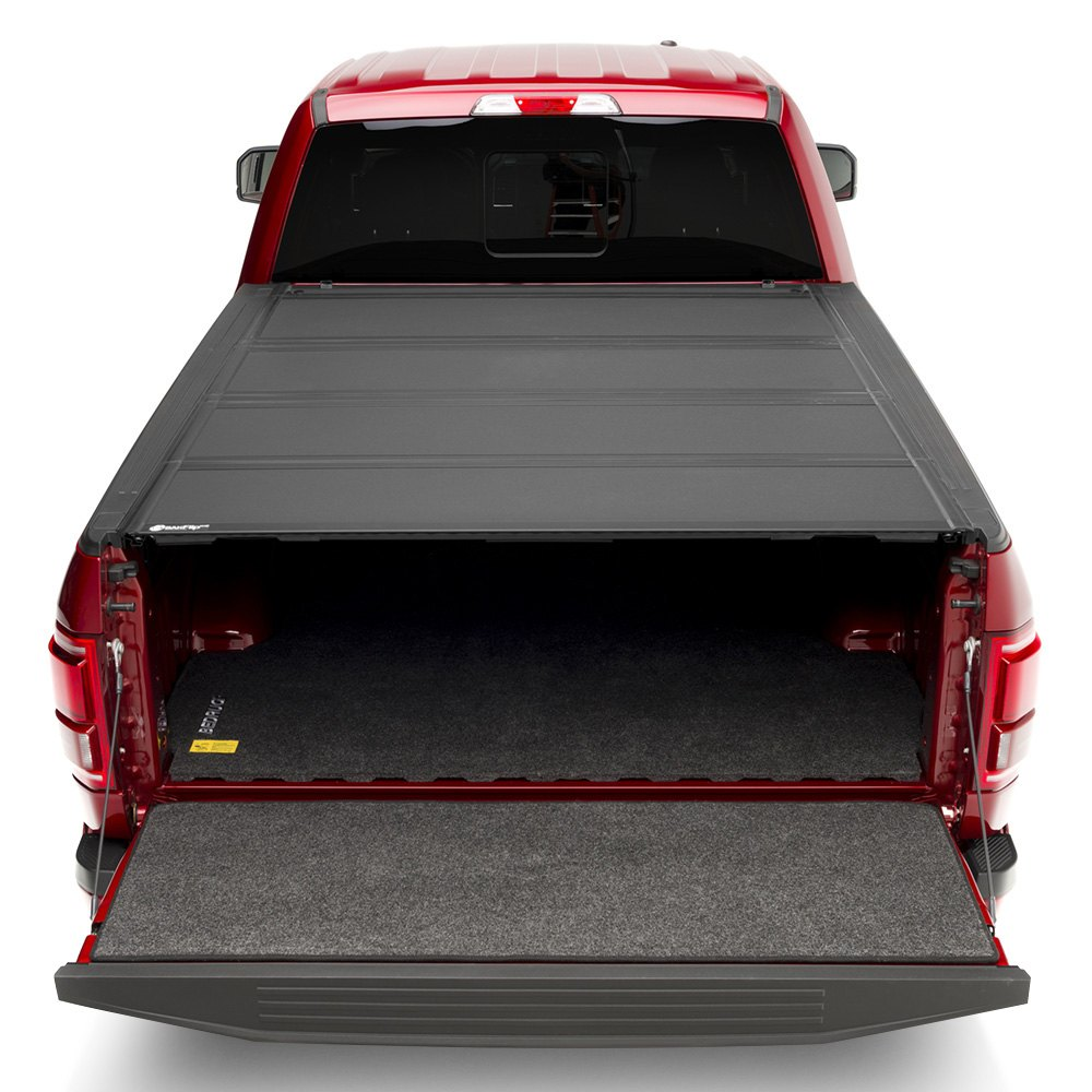 BAK 448410 BakFlip MX4 Premium Folding Tonneau Cover Toyota Tundra 6'7" 07-21 without Deck Rail System without Trail Special Edition Strong Boxes