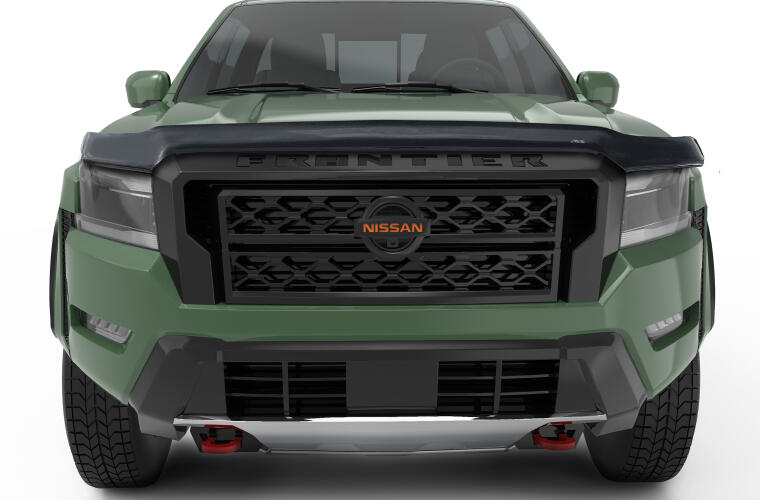 AVS 25975 Bugflector II Dark Smoke Hood Shield Nissan Frontier 22