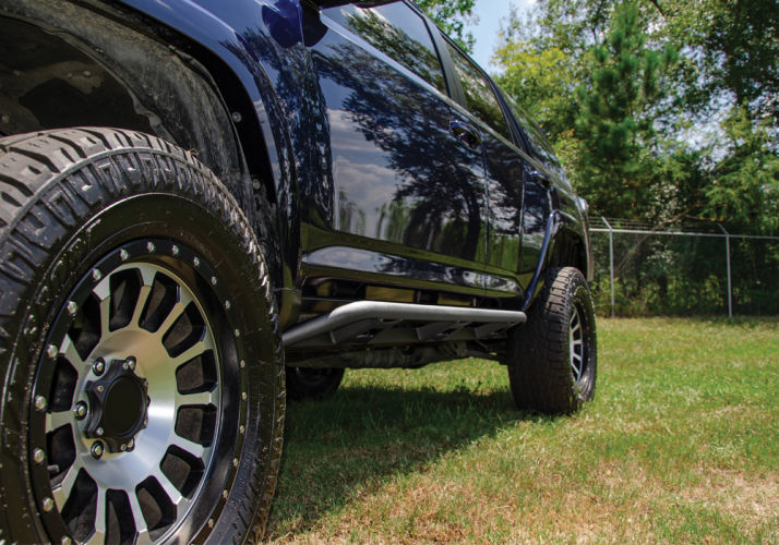 N-Fab TSF19CC-TX - Trailslider - Cab Len Side Steps(2) Black for Ford Ranger SuperCrew Cab 19-22