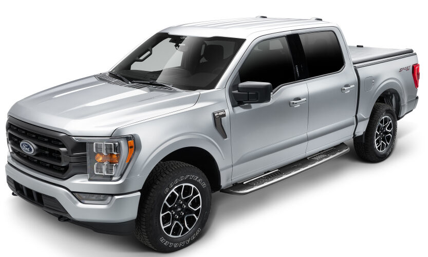 N-Fab NBC19CC-TX - Side Steps Roan Cab Len (2) Black for Chevrolet Silverado / GMC Sierra (New Body) 19-22, 2500/3500 20-22 Crew Cab