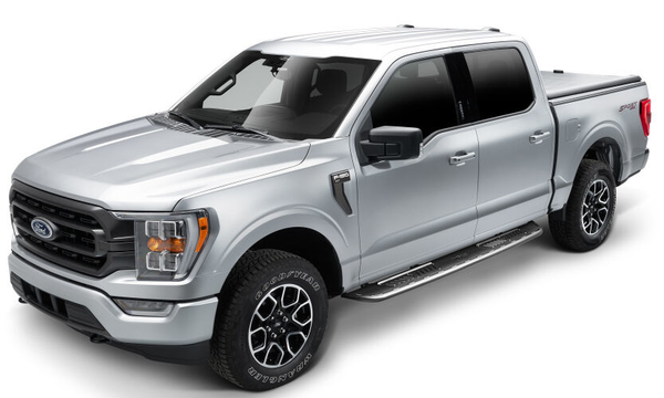 N-Fab NBC19CC-TX - Side Steps Roan Cab Len (2) Black for Chevrolet Silverado / GMC Sierra (New Body) 19-22, 2500/3500 20-22 Crew Cab