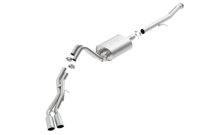 Borla 15-16 Cadillac Escalade ESV/Yukon Denali XL 6.2L V8 AT Split Side Ext SS S-Type CB Exhaust